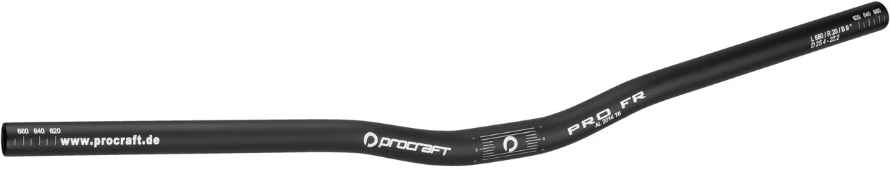 Procraft Pro FR 20 Mm 25.4 Riser Lenker