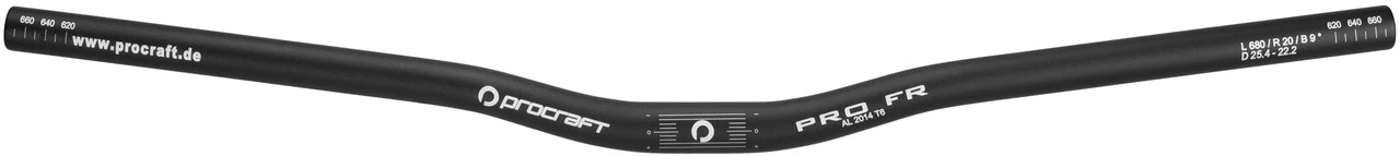 Procraft Pro FR 20 Mm 25.4 Riser Lenker – Bild 2