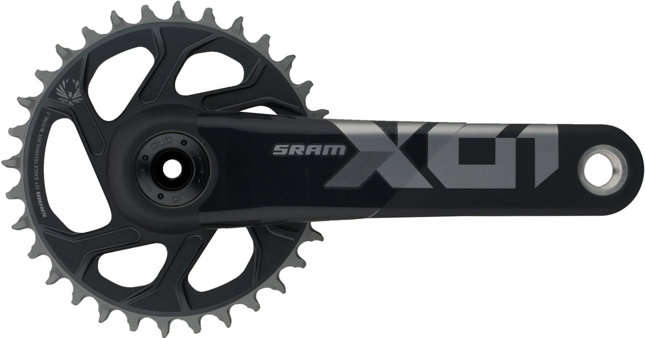 SRAM X01 Eagle Boost DUB DM 12-fach Carbon Kurbelgarnitur – Bild 5