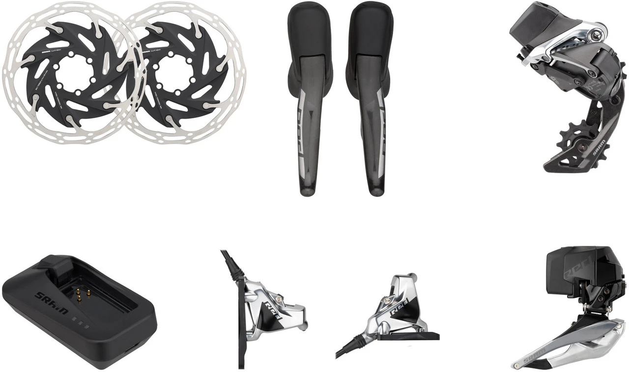 SRAM Red ETap AXS HRD FM Für 2x12-fach 6-Loch Schaltgruppenset