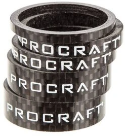 Procraft Carbon Spacer Set Groß 1 1/8"